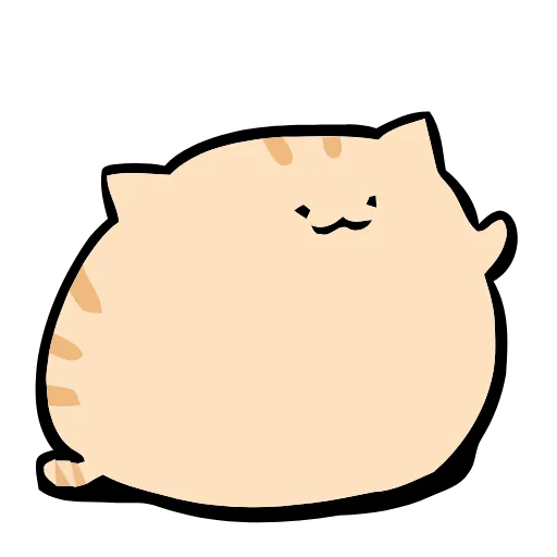 Стикер 19 Chubby & Fluffy
