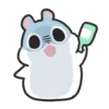 Стикер 34 Hamster