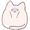 Стикер 35 Fluffy Cat