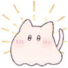 Стикер 57 Fluffy Cat