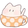 Стикер 51 Fluffy Cat