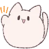 Стикер 6 Fluffy Cat