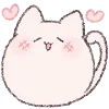 Стикер 11 Fluffy Cat