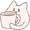 Стикер 15 Fluffy Cat