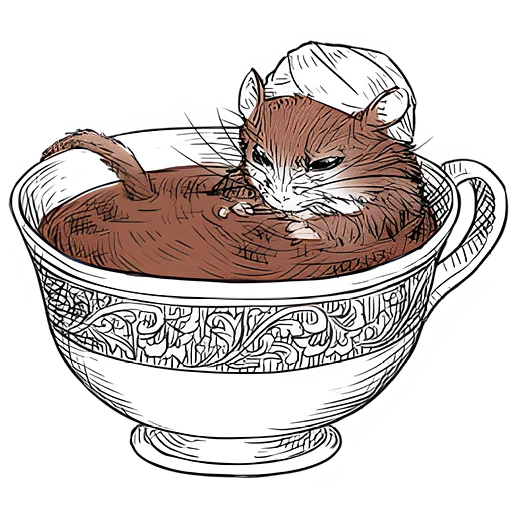 ☕ Стикер «Чудеса и Алиса» для Telegram