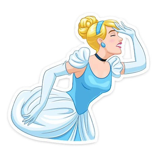 🫣 Стикер «Cinderella and Lucifer» для Telegram