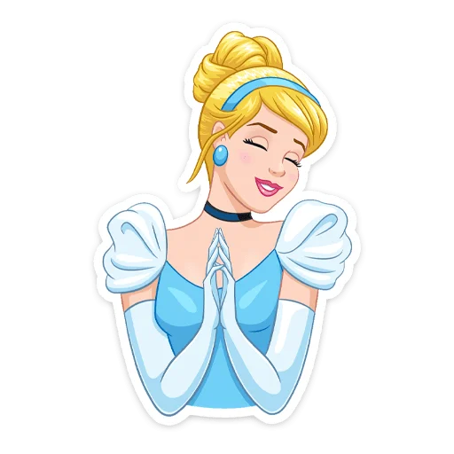 🙏 Стикер «Cinderella and Lucifer» для Telegram