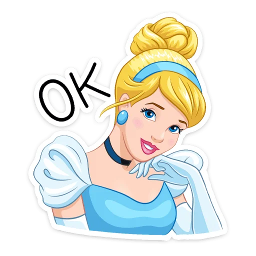 ☺️ Стикер «Cinderella and Lucifer» для Telegram