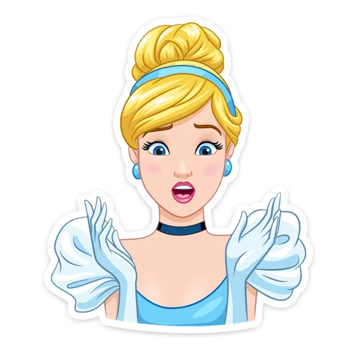 😱 Стикер «Cinderella and Lucifer» для Telegram
