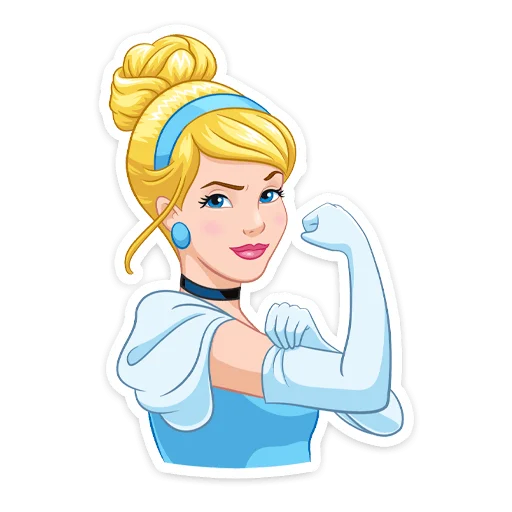 💪 Стикер «Cinderella and Lucifer» для Telegram
