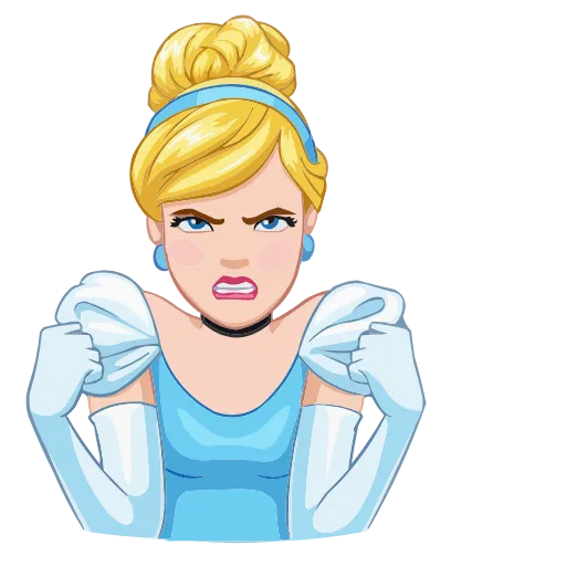 Стикер 22 Cinderella & Lucifer HD