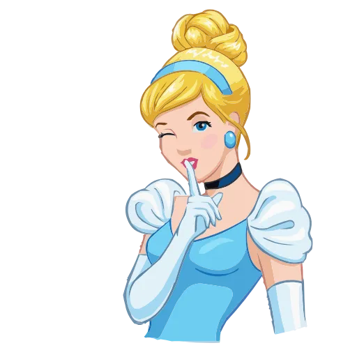 Стикер 23 Cinderella & Lucifer HD