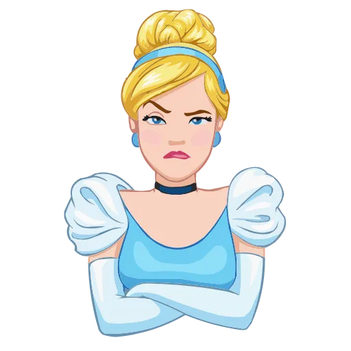 Стикер 17 Cinderella & Lucifer HD