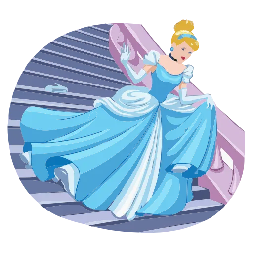Стикер 39 Cinderella & Lucifer HD