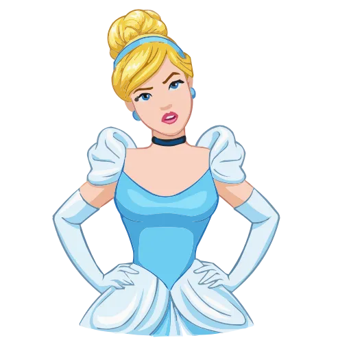 Стикер 24 Cinderella & Lucifer HD
