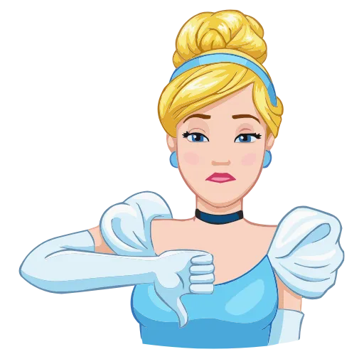 Стикер 14 Cinderella & Lucifer HD