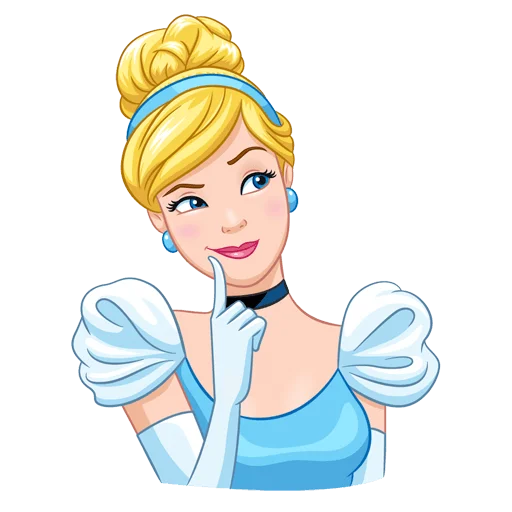 🤔 Стикер «Cinderella and Lucifer No Text» для Telegram