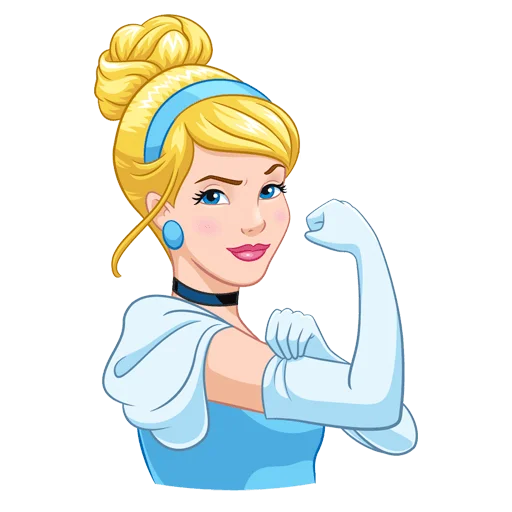 💪 Стикер «Cinderella and Lucifer No Text» для Telegram