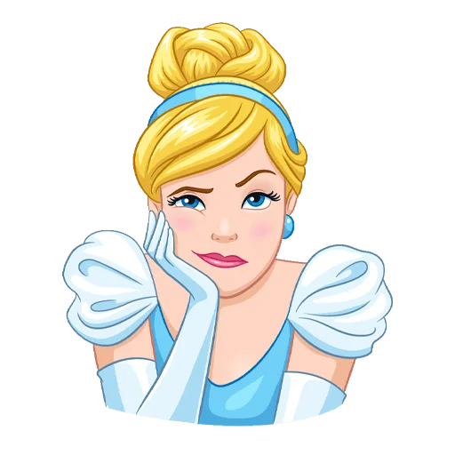 😮‍💨 Стикер «Cinderella and Lucifer No Text» для Telegram