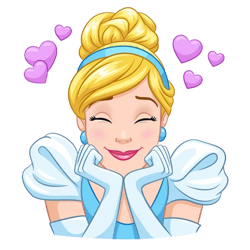 🥰 Стикер «Cinderella and Lucifer No Text» для Telegram