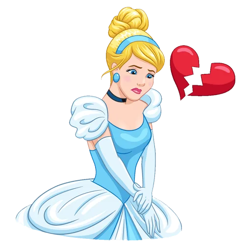 💔 Стикер «Cinderella and Lucifer No Text» для Telegram