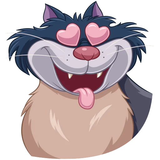 😍 Стикер «Cinderella and Lucifer No Text» для Telegram