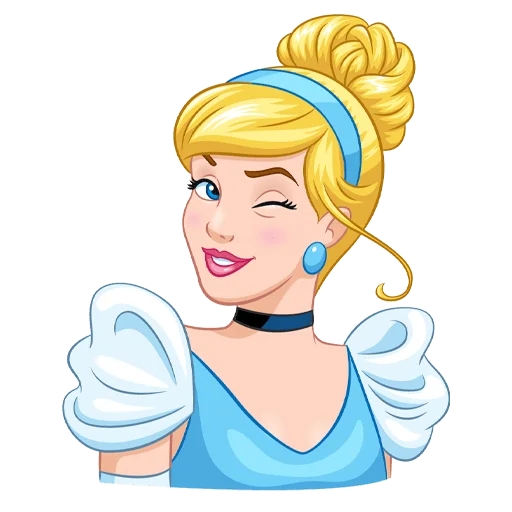 😉 Стикер «Cinderella and Lucifer No Text» для Telegram