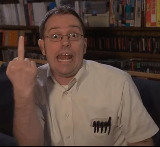 Стикер 7 The Angry Video Game Nerd