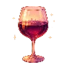 🍷 Эмодзи «Буквы и иконки в тёплых тонах» для Telegram