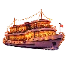 ⛴️ Эмодзи «Буквы и иконки в тёплых тонах» для Telegram