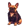 🐕‍🦺 Эмодзи «Буквы и иконки в тёплых тонах» для Telegram