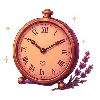⏰ Эмодзи «Буквы и иконки в тёплых тонах» для Telegram