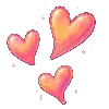 💕 Эмодзи «Буквы и иконки в тёплых тонах» для Telegram