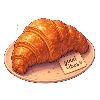 🥐 Эмодзи «Буквы и иконки в тёплых тонах» для Telegram