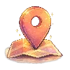 🗺️ Эмодзи «Буквы и иконки в тёплых тонах» для Telegram