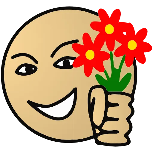 Стикер 10 👋😌😂😊🎶🙂