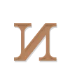 🌿 Эмодзи «Буквы зелёные и коричневые» для Telegram