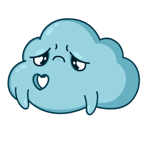 Стикер 30 Cloudy