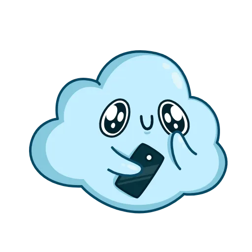 Стикер 33 Cloudy