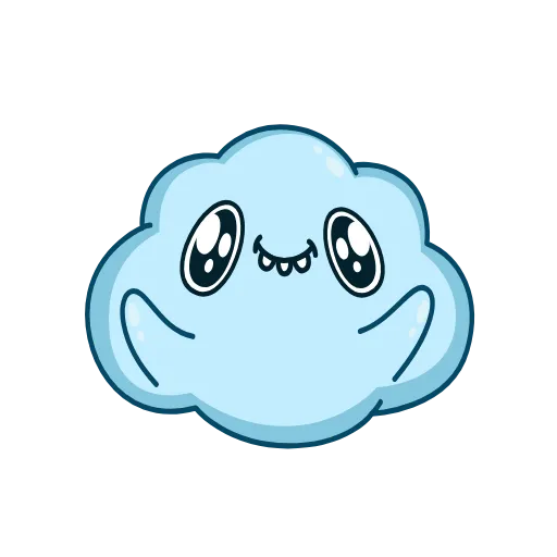 Стикер 22 Cloudy