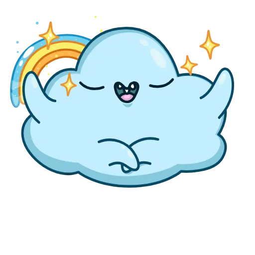 Стикер 37 Cloudy