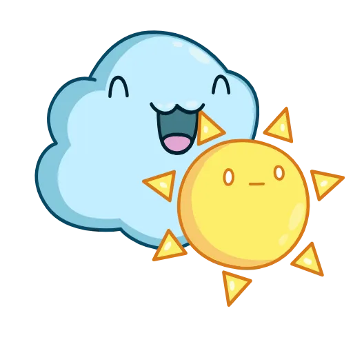 Стикер 32 Cloudy