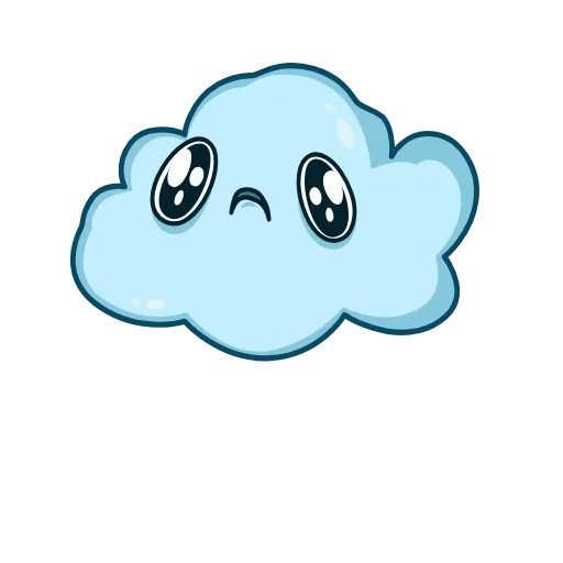 Стикер 34 Cloudy