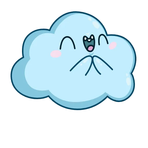 Стикер 18 Cloudy