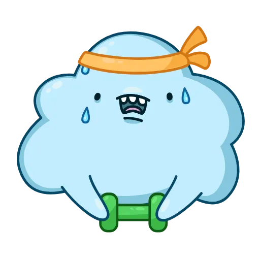 Стикер 17 Cloudy