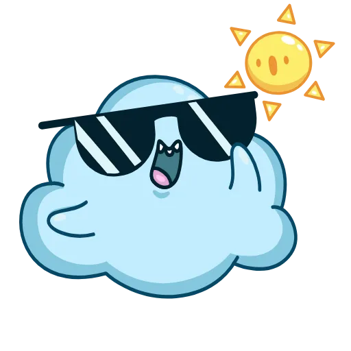 Стикер 27 Cloudy