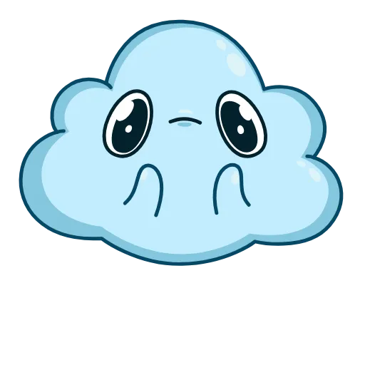 Стикер 25 Cloudy