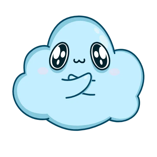 Стикер 43 Cloudy