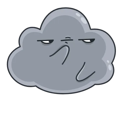 Стикер 46 Cloudy
