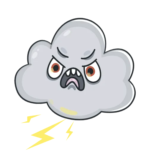 Стикер 6 Cloudy